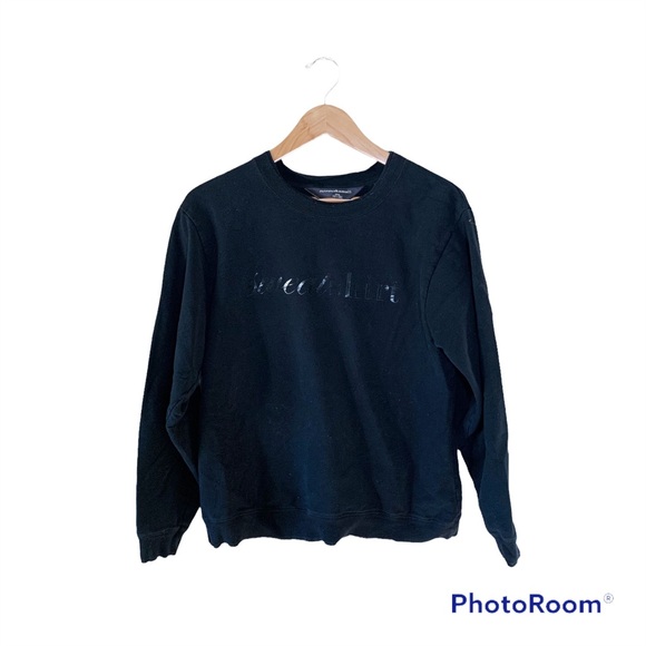 Norma Kamali Sweaters - Norma Kamali “Sweatshirt” Logo Crew Neck